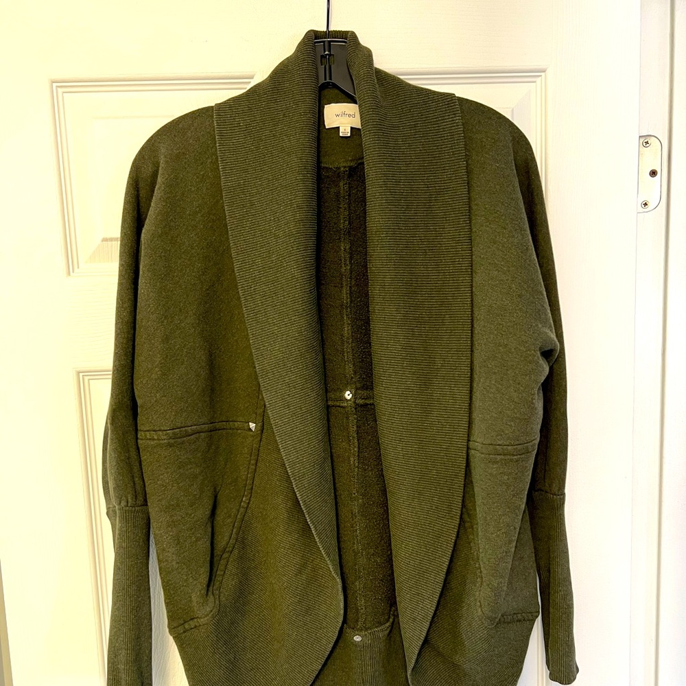Aritzia Wilfred Cocoon Cardigan (small)